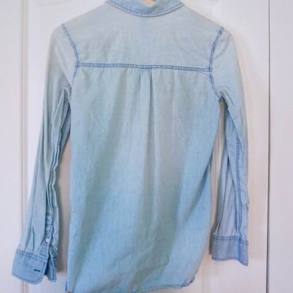 Aeropostale blue button-up - Picture 3 of 5